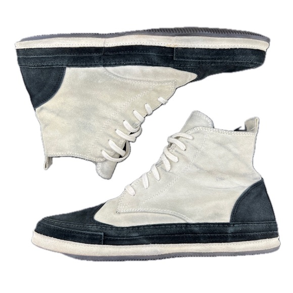 ann demeulemeester Suede High Top Sneakers - Picture 3 of 12